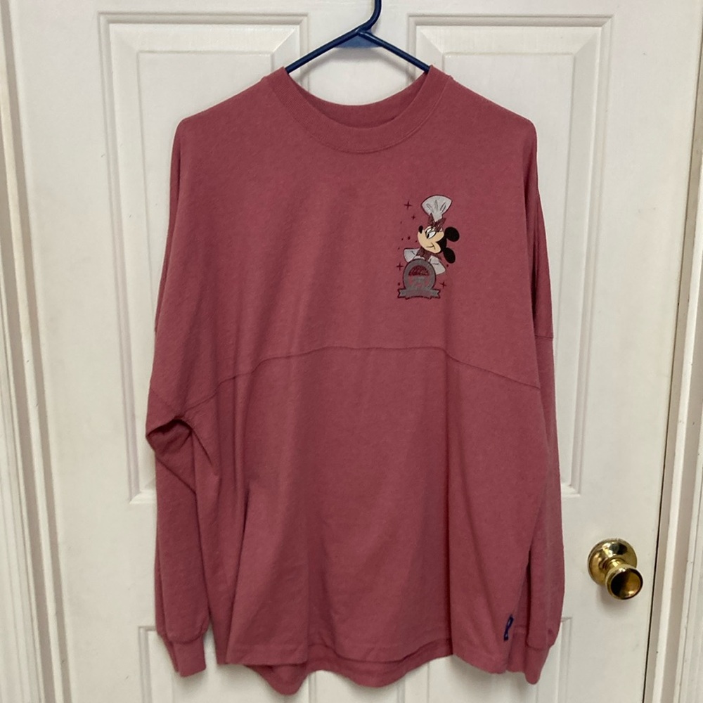 Disney Mickey Chef Graphic Pullover Sweatshirt - Dusty Rose